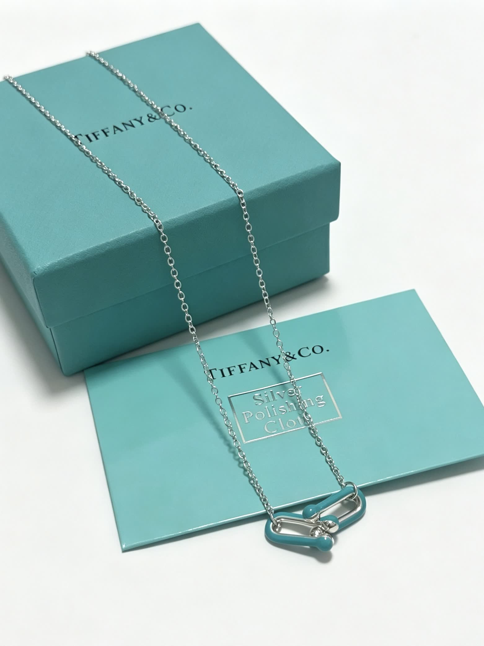 Tiffany & Co. Sterling Silver Padlock Necklace